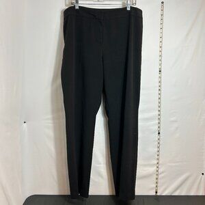 Nine West The‎ Modern black plus size straight-leg dress slacks 16W